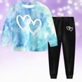 thumbnail image 2 of yboeqw Girls Fall Winter Outfit Sets, Long Sleeve Gifts Casual Kids' Casual Clothing Sets for 2-8 Years,Size 2-3 Years, 2 of 8