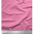 thumbnail image 1 of Soimoi Poly Georgette Fabric Cosmos Floral Printed Fabric 1 Yard 42 Inch Wide, 1 of 3