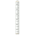 thumbnail image 1 of Hanging Height Measurement Ruler Height Growth Chart Room Wall Decoration for Kids(Light Grey), 1 of 4