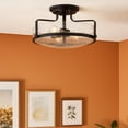 thumbnail image 3 of Hinkley Lighting - Harper - 3 Light Large Semi-Flush Mount in Transitional Style, 3 of 8