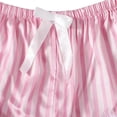 thumbnail image 3 of HNMKIU Women's Satin Pajama Set Floral Lace Trim Sleepwear Nightwear With Matching Robe Pink,L, 3 of 8