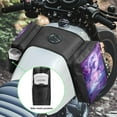 thumbnail image 2 of Uorisanigo ATV Tank Bag, Waterproof Motorcycle Saddle Bag, Auto Accessories, Durable Purple Dolphin ATV Storage Saddle Bags for ATVs Motorcycles and Snowmobiles, 2 of 7