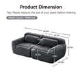 thumbnail image 2 of Compressed Sofa Love Seat Sofa Boneless Couch Small Couches For Living Room Home Sofa Living Room, 2 of 8