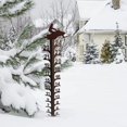 thumbnail image 3 of Neige Flocon de Neige Rétro Métal Neige Mesure Créative Décor Extérieur, 3 of 4