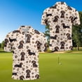 thumbnail image 4 of KUIFORTI Funny Couple Golf Shirts Dachshund Quick Dry Couple Golf Matching Outfits Quarter Zip Mens Hawaiian Shirt Suitable for Tennis Enthusiasts Soft and Comfortable, 4 of 6