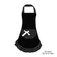 thumbnail image 3 of Mauxuk Stylish & Cute Kitchen Apron - Trendy Nylon Spandex Bib for Cooking, Baking, BBQ - Adjustable 28.74x27.55 Inches - Lightweight 0.22lb - Gift for Home Chefs, 3 of 6