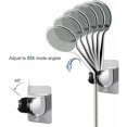 thumbnail image 3 of Soporte de ducha, soporte de cabezal de ducha autoadhesivo desmontable montado en la pared con ángulo ajustable, impermeable, resistente, montado en la pared para baño hotel, 3 of 5