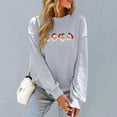thumbnail image 4 of SCSAlgin Christmas Sweatshirts for Women Merry Christmas Pullover Sweatshirts Holiday Vacation Graphic Tees Tops, 4 of 5