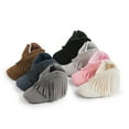 Meckior Baby Girls Boys Boots Infant Cowboy Tassel Booties Newborn