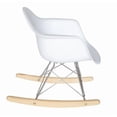thumbnail image 3 of Plata Décor Import Inc Fauteuil à bascule blanc pour enfants avec accoudoirs, 3 of 4