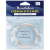 Beadalon German Style Wire - Silver-Plated, 24 Gauge, 0.020" x 39-2/5 ft