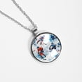 thumbnail image 4 of Lce Hockey Women's Round Glass Pendant Necklace, 4 of 5