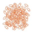 thumbnail image 4 of 100 clips de papel para notas, clips clasificados, multifunción, premium, resistentes al óxido, para oficina. Oro rosa, 4 of 9