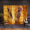 thumbnail image 6 of 6 ft. Tall Double Sided Flight Canvas Room Divider, 6 of 7