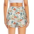 thumbnail image 2 of Lsque Garden Of Little Bunnies Printed Women's Running Shorts with Liner Pockets,Elastic Quick Dry Workout Athletic Gym Yoga Shorts,Womens High Waist Shorts-Medium, 2 of 9