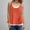 Orange, variant on Rciityk Tank Top for Women Summer Crew Neck Sleevelss Tunic Casual Loose Fake Two Solid Color Flowy Shirts Clothes