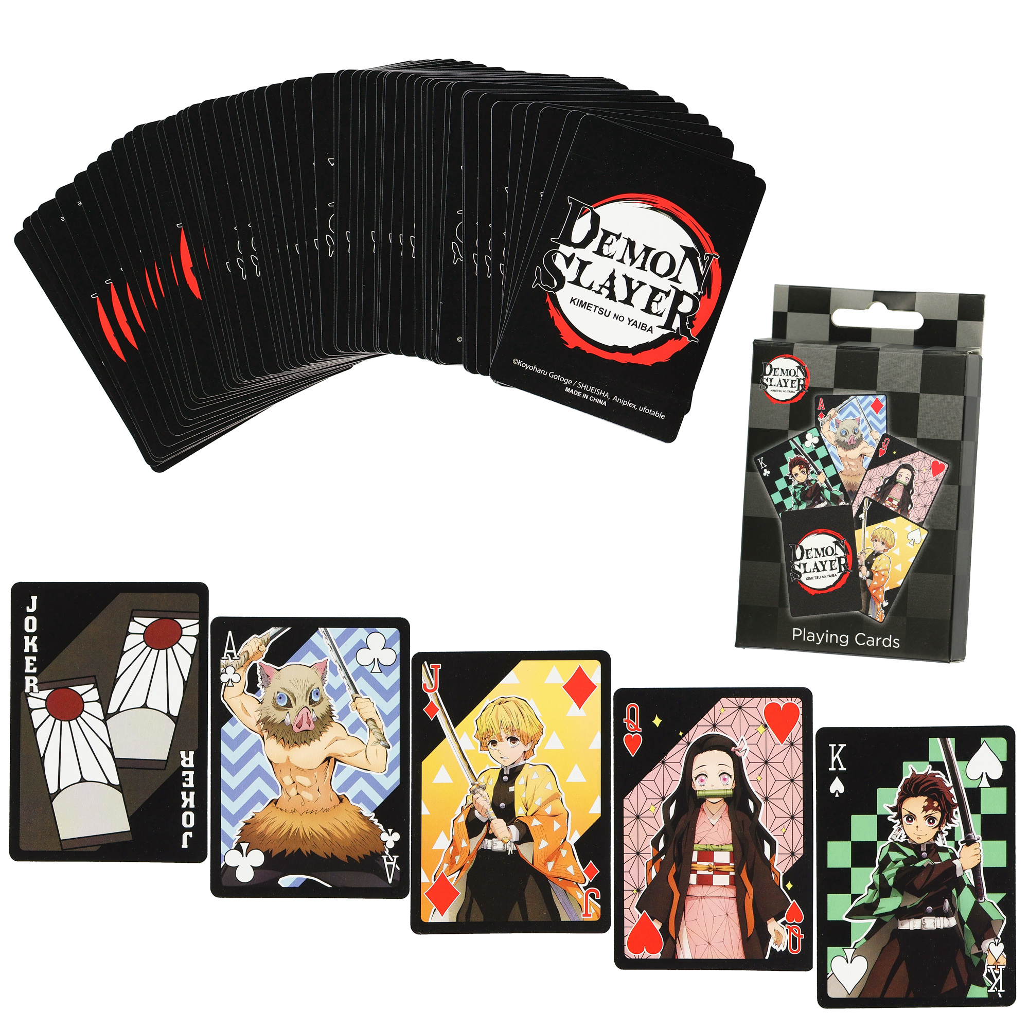 Demon Slayer Kimetsu No Yaiba Playing Cards Poker Deck 54 Cards