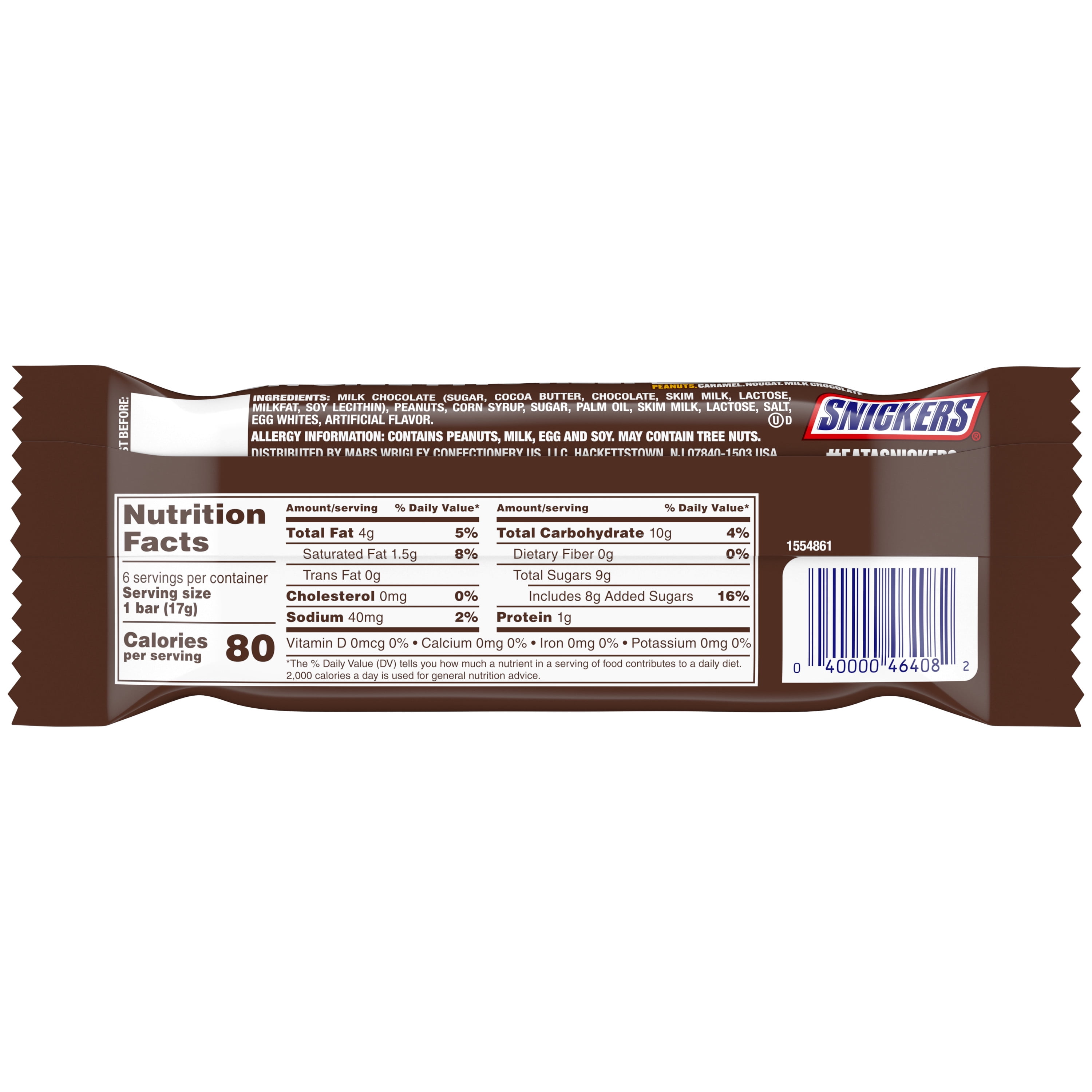 Snickers Candy Bars, Fun Size - 11.18 oz