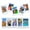Colorful, variant on 10Pcs 2x3 inch Magnetic Photo Frame for Fujifilm Instax Mini Instant Film, Colorful Magnet Picture Frames Sleeves, Small Picture Holder for Refrigerator, Lockers Cabinets