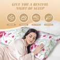 thumbnail image 2 of Yiaed Body Pillow Cover, Ultra Soft Microfiber Pillowcases, Breathable Long Pillow Case, Envelope Closure-Lilies Flowers (20x54 inch)（Pillow core not included）, 2 of 5