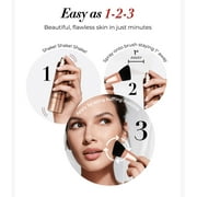 Luminess Silk Airbrush Starter Kit: with Foundation, 2 fl oz, Primer, 1.66 fl oz & Buffing Brush