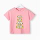 thumbnail image 3 of Camiseta de verano 100 % algodón para adolescentes, camiseta de algodón con cuello redondo y estampado sencillo de Minions de dibujos animados para niños y niñas, ropa de manga corta para niños, 3 of 5