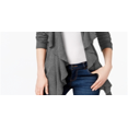 thumbnail image 3 of Karen Scott Women's Ruffle Front Cardigan Black Size L, 3 of 3