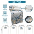 thumbnail image 6 of Blue Turtle Coastal Table Runner 90 Inches, Beach Coral Nautical Starfish Sea Eucalyptus Bed Runner Dresser Scarves Tabletop for Indoor Outdoor Parties/Ceremony/Banquet, 13" x 90", 6 of 9