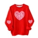 thumbnail image 2 of Blusas y camisas de manga larga con cuello redondo Estampado para niños Estampado de manga larga Casual Suelto Forro polar para mayor calidez Sudadera con capucha de manga larga con cuello redondo par, 2 of 5