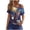 02#Blue, variant on 4th of July Outfits for Women Cold Shoulder Short Sleeve Casual Top with Straps Independence Day Print Shirt for Patriotic Party