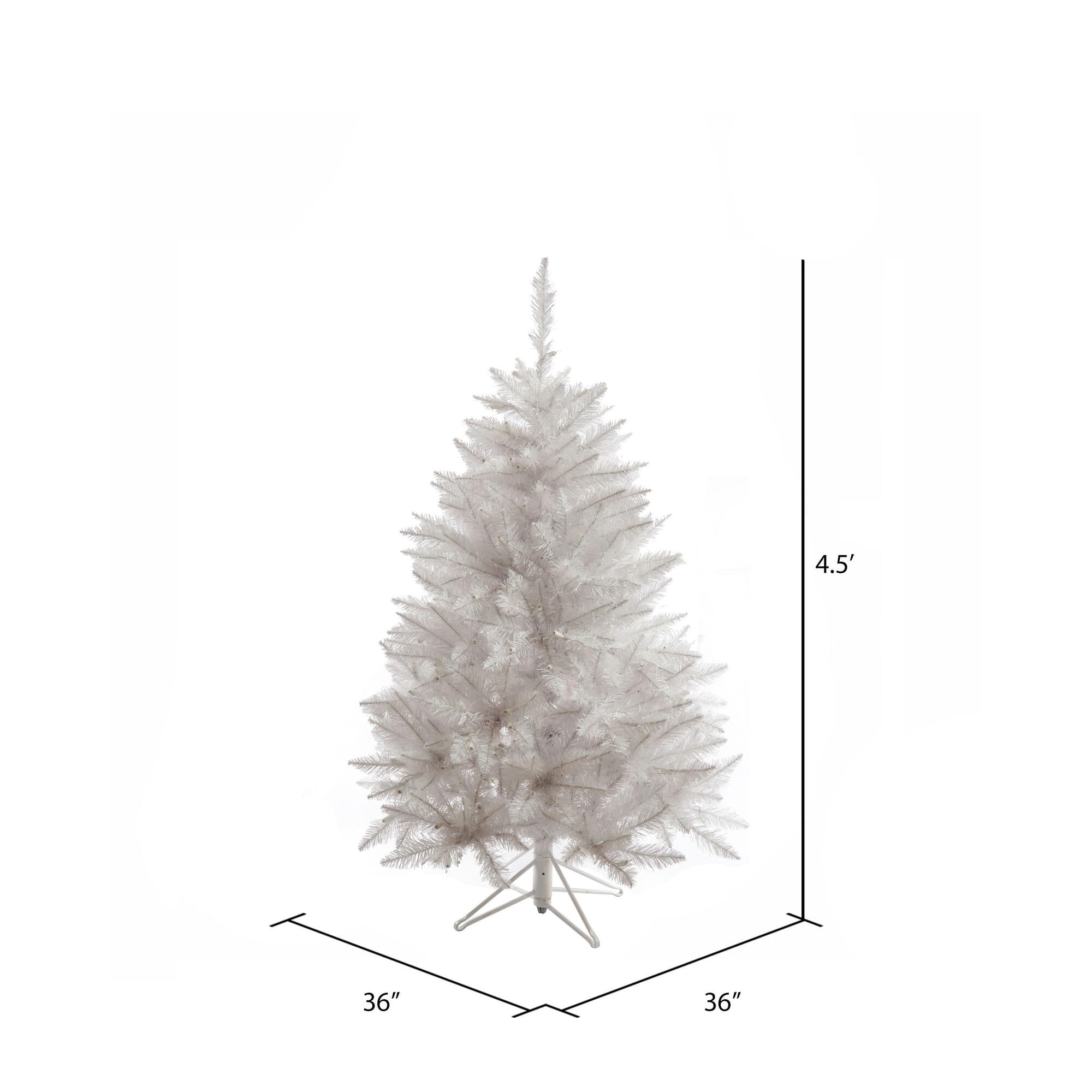 Northlight Pre-Lit Glimmer Iridescent Spruce Artificial Christmas Tree