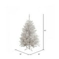 thumbnail image 3 of Vickerman 4.5' Sparkle White Spruce Artificial Christmas Tree, Unlit, 3 of 5