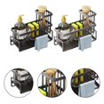 thumbnail image 2 of beisidaer Kitchen Shelf Rag Storage Drainage Shelf Sink Drainage Rack Kitchen Accessories -Black, 2 of 4