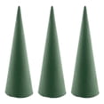 thumbnail image 1 of GUOOL Floral Block Tree Cone Christmas Decoration for Birthday Festival Activities 3pcs, 1 of 9