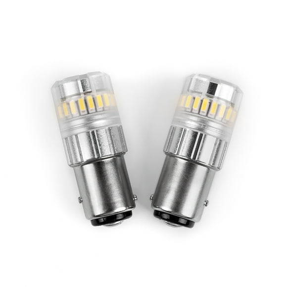 ARC Lighting Tail Light Bulb - LED 3117W Tiny Monster Eco Series; 1157 Philips 3020 High Power LED; White; 600 Lumens; 9 To 18 Volt DC; Set Of 2