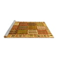 thumbnail image 2 of Ahgly Company Machine Washable Indoor Round Persian Yellow Traditional Area Rugs, 7' Round, 2 of 4