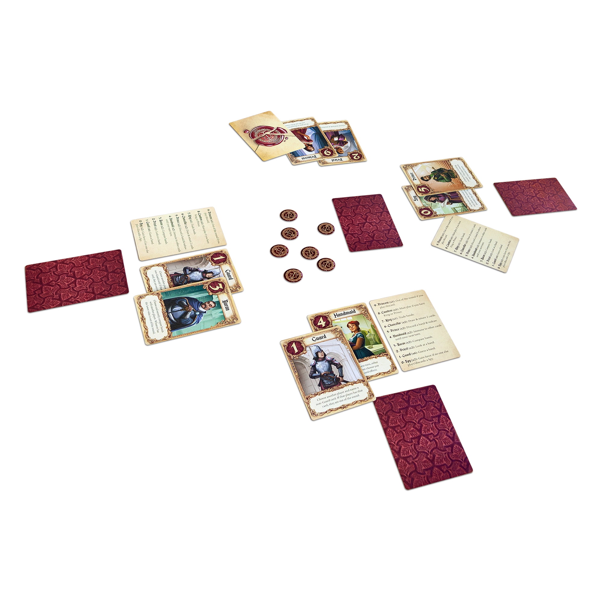 Love Letter Classic Eco Box Family Card Game for Ages 10+, from Asmodee