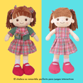 thumbnail image 3 of Muñeca DE TRAPO Y TELA Linzy Toys Laura Didáctica 40 cm brazos Y piernas flexibles, 3 of 5