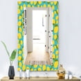 thumbnail image 3 of DESIGN ART Designart 'Lemon Pattern' Bohemian and Eclectic Mirror - Vanity Printed Mirror 23.7 in. wide x 31.5 in. high, 3 of 5