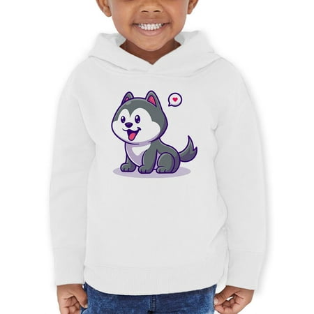

Cute Husky Cartoon Dog Hoodie Toddler -Image by Shutterstock 4 Toddler