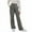 Gray, variant on Jalioing Kids High Waist Trousers Solid Flare Leg Casual Pants with Pocket Teens Girls School Uniform Pants