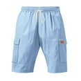 thumbnail image 5 of Mens Casual Lightweight Shorts Hiking Jogging Sport Shorts with Pockets Summer Cargo Shorts, 5 of 7