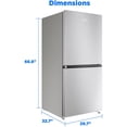 thumbnail image 2 of Midea MRU21C7BST 20 Cu. Ft. Stainless French Door 3-Way Convertible Smart Refrigerator, 2 of 4