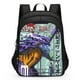 thumbnail image 3 of Neon Genesis Evangelion No. 1 máquina de dibujos animados linda mochila escolar para estudiantes de primaria 1-6 grados niños mochila de gran capacidad regalo, 3 of 5