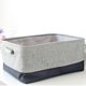 thumbnail image 4 of Cesto Grande De Ropa De Organizador De Contenedores De Caja De Almacenamiento Portátil Con , 15.75 X X 7.4 gris BLESIY Cesto de cesta de ropa sucia, 4 of 4