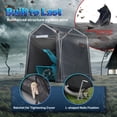 thumbnail image 4 of ADVANCE OUTDOOR 6x6 ft Carport Outdoor Portable Storage Shelter Shed Carport, Gray, 4 of 9