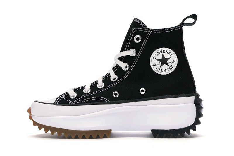 Converse Men's Run Star Hike Hi Black White Gum, from StockX