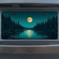 thumbnail image 7 of Forestlake Moonlit Night Funny Personalized License Plate Rust-proof Stainless Steel Metal License Plate Suitable For Men And Women 12.2" x 6.2", 7 of 7
