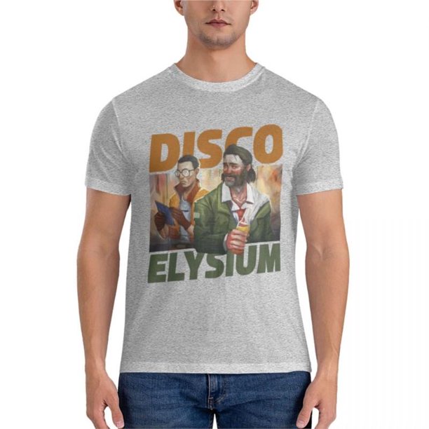Camiseta de discoteca clásica para hombre, camisetas gráficas de gran tamaño, camisetas con cuello redondo