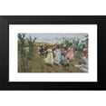 thumbnail image 2 of Raffaello Sorbi 18x12 Black Modern Framed Museum Art Print Titled - Bacchanal (1896), 2 of 5
